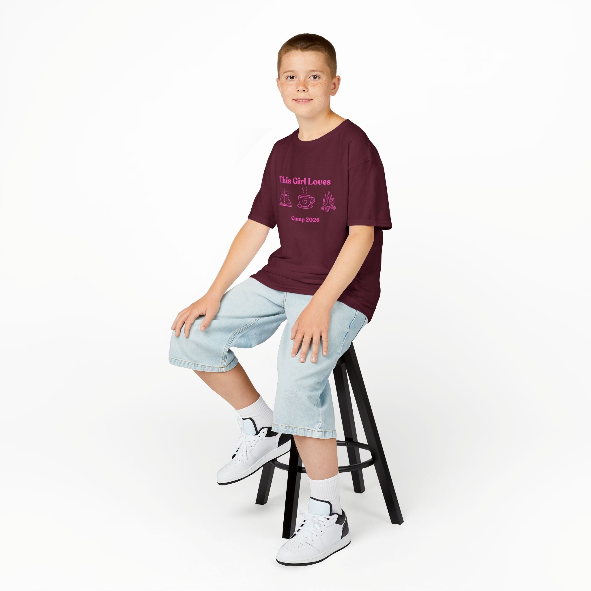 The "Fearless Faith" Camp 2026 Tee – Girls’ Edition