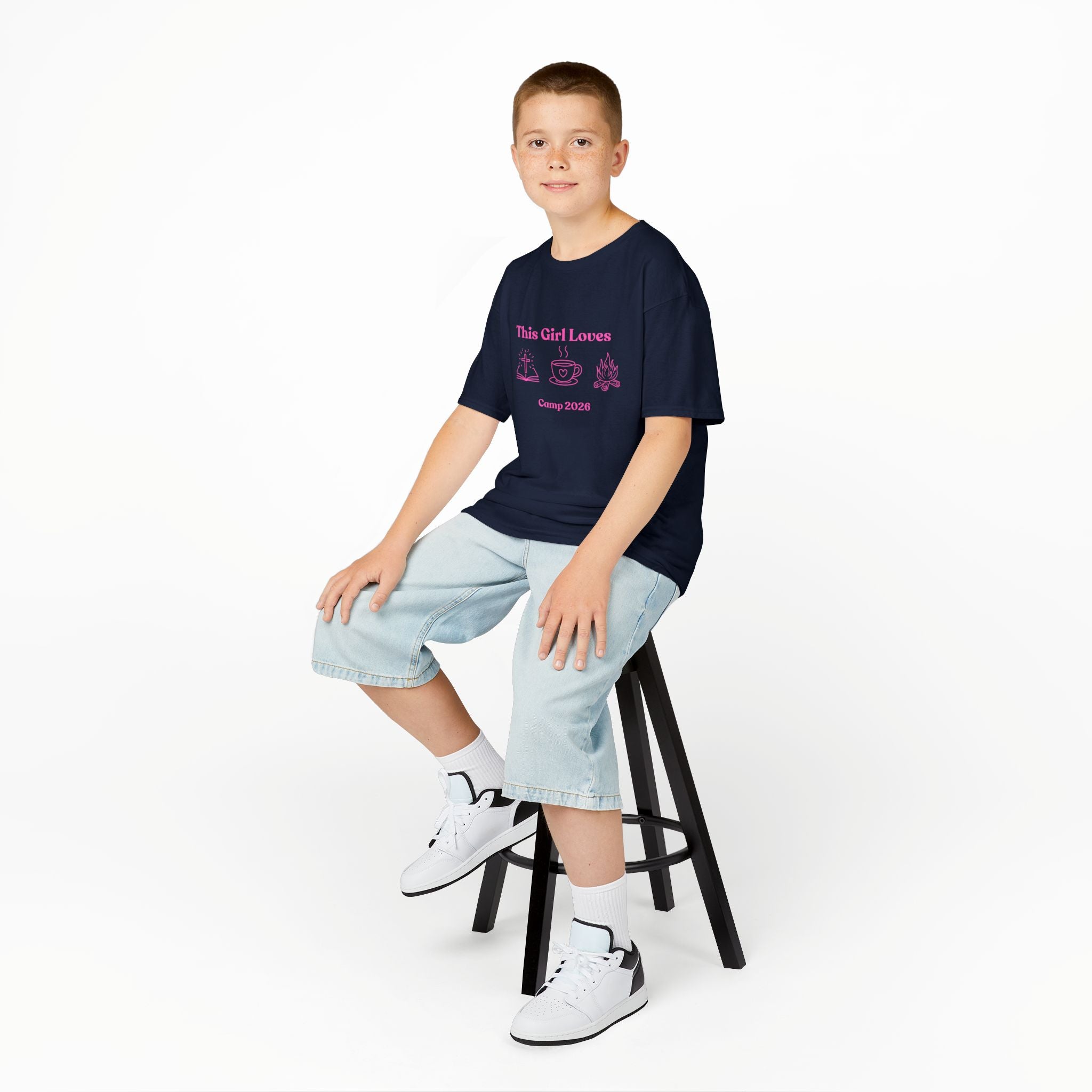 The "Fearless Faith" Camp 2026 Tee – Girls’ Edition