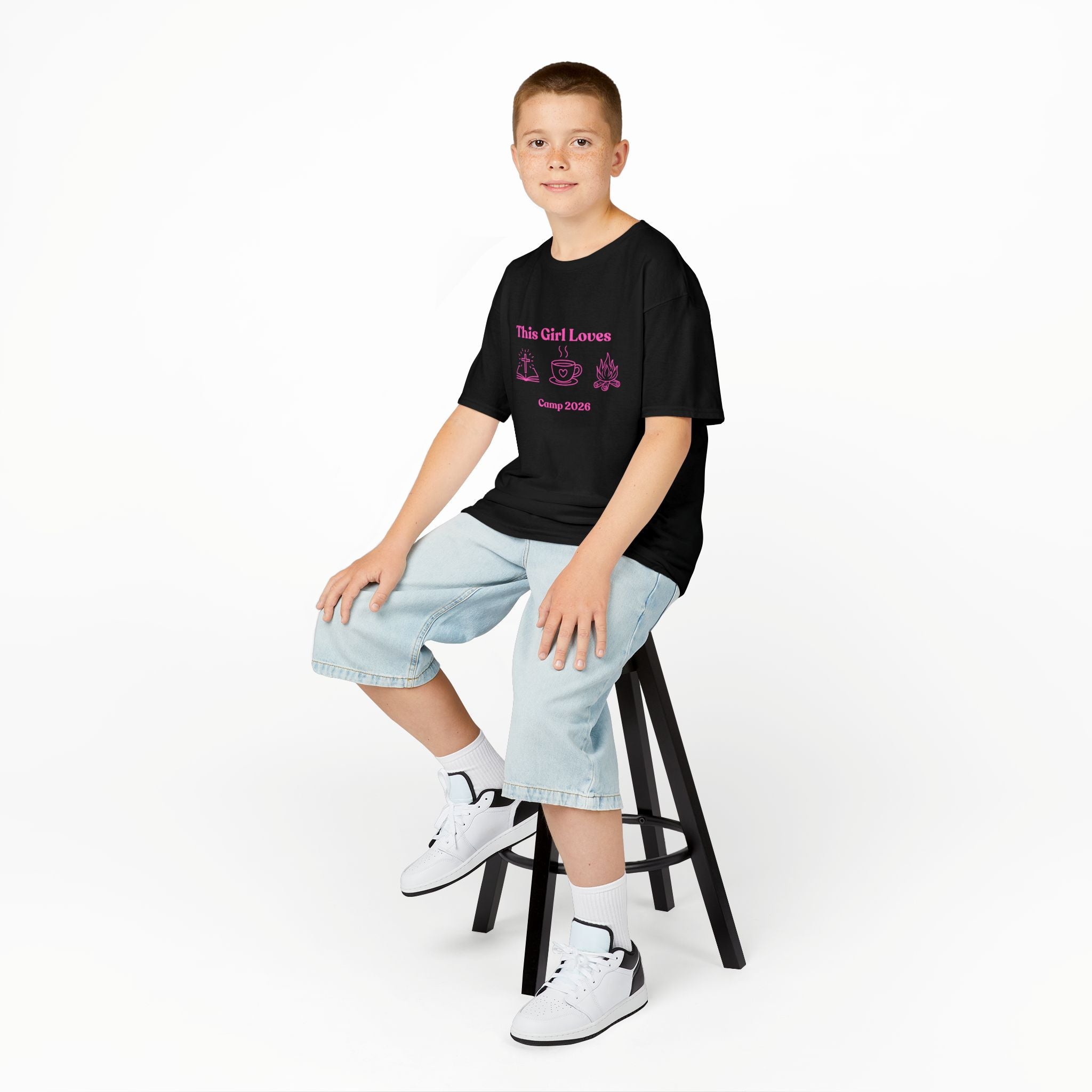 The "Fearless Faith" Camp 2026 Tee – Girls’ Edition