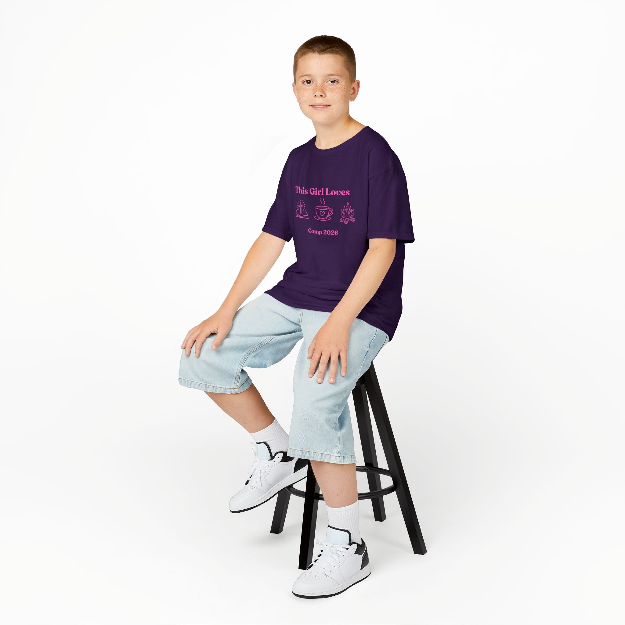 The "Fearless Faith" Camp 2026 Tee – Girls’ Edition