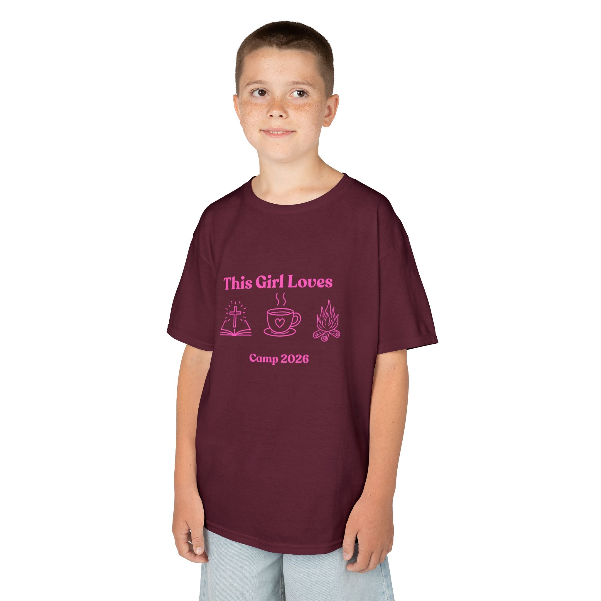 The "Fearless Faith" Camp 2026 Tee – Girls’ Edition